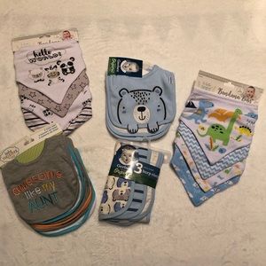 Bibs and burp cloth bundle!